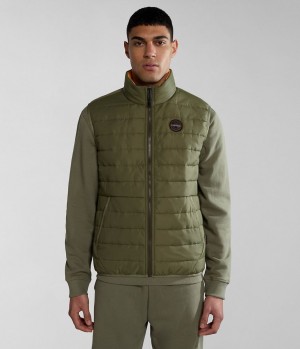 Napapijri Acalmar Vest Gilet Heren Groen | AQOYRFH-26