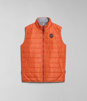 Napapijri Acalmar Vest Gilet Heren Oranje | JCZYVWL-38