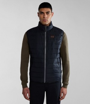 Napapijri Acalmar Vest Gilet Heren Zwart | BAQLKMO-59