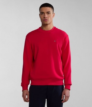 Napapijri Balis Summer Sweatshirt Sweatshirts Heren Rood | CWDROGL-86