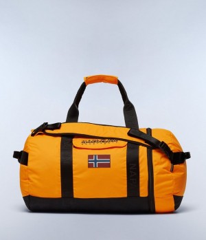 Napapijri Bering Travel Duffle Bag Plunjezak Kinderen Oranje | CNJHAOF-68