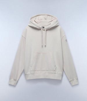 Napapijri Castor Hoodie Hoodie Dames Beige Zilver | BIWDQJG-84