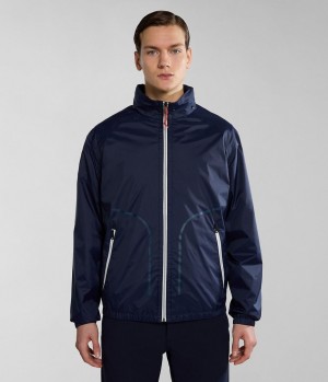 Napapijri Cloudy Windbreaker Lightweight Jackets Heren Donkerblauw | JLKMBON-70