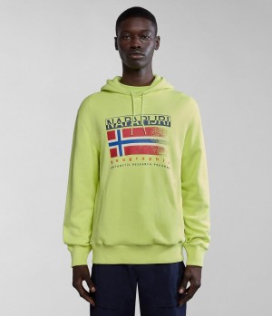 Napapijri Kreis Hoodie Hoodie Heren Geel | YCAIKGO-41