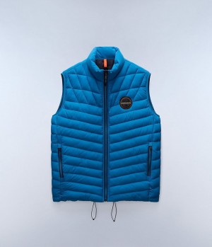 Napapijri Lapaz Vest Gilet Heren Blauw | GRVMYWU-60