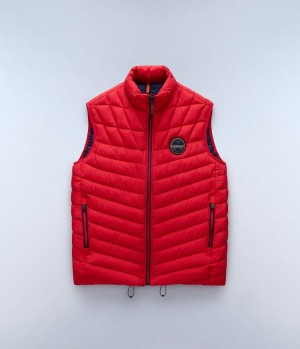 Napapijri Lapaz Vest Gilet Heren Rood | NKAHDWM-12