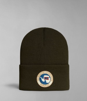 Napapijri Mountain Beanie Hoeden Dames Khaki Groen | ADBYKGX-12