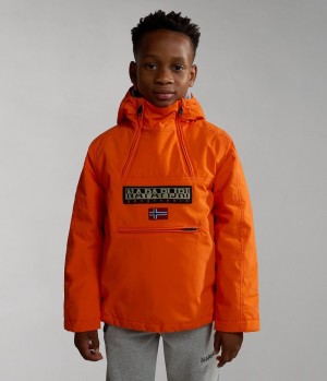 Napapijri Northfarer Winter Anorak Jacket (4-16 YEARS) Regenjassen Kinderen Oranje Rood | EWHXPQK-02