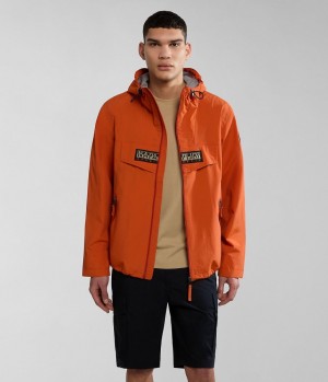 Napapijri Rainforest Open Summer Jacket Short Jackets Heren Oranje | CFRDSAH-74