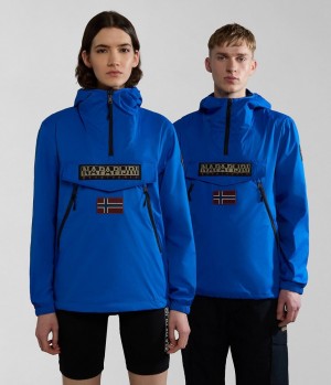 Napapijri Rainforest Ripstop Anorak Jacket - Unisex Regenjassen Heren Blauw | AFMWEBX-31