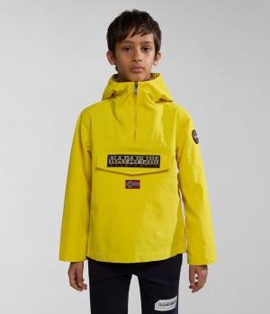 Napapijri Rainforest Summer Anorak Jacket (4-16 YEARS) Regenjassen Kinderen Geel | TXIOVRD-01