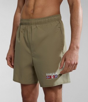 Napapijri Sahtu Swimming Trunks Zwembroek Heren Groen | MYBGVXU-24