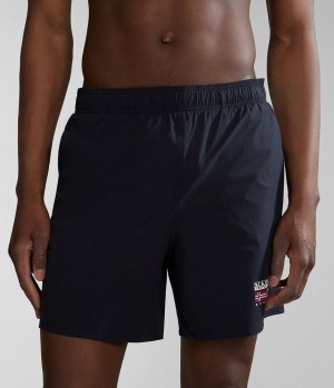 Napapijri Sahtu Swimming Trunks Zwembroek Heren Zwart | MWRFJEP-26