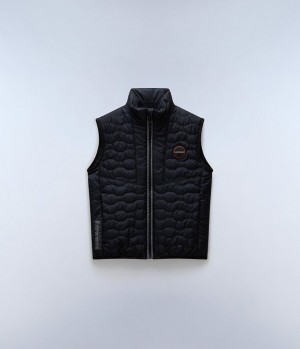 Napapijri Sarine Vest (4-16 YEARS) Gilet Kinderen Zwart | ZFETSIB-05