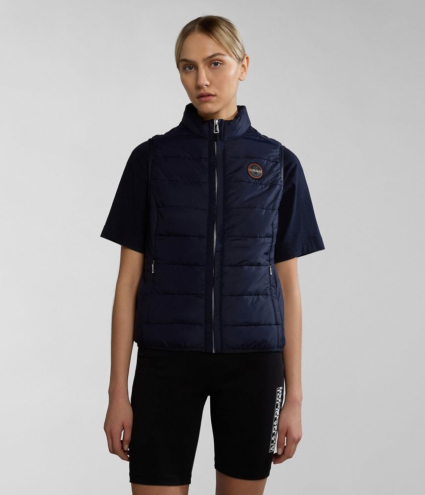 Napapijri Acalmar Vest Gilet Dames Donkerblauw | FLWYPBD-15