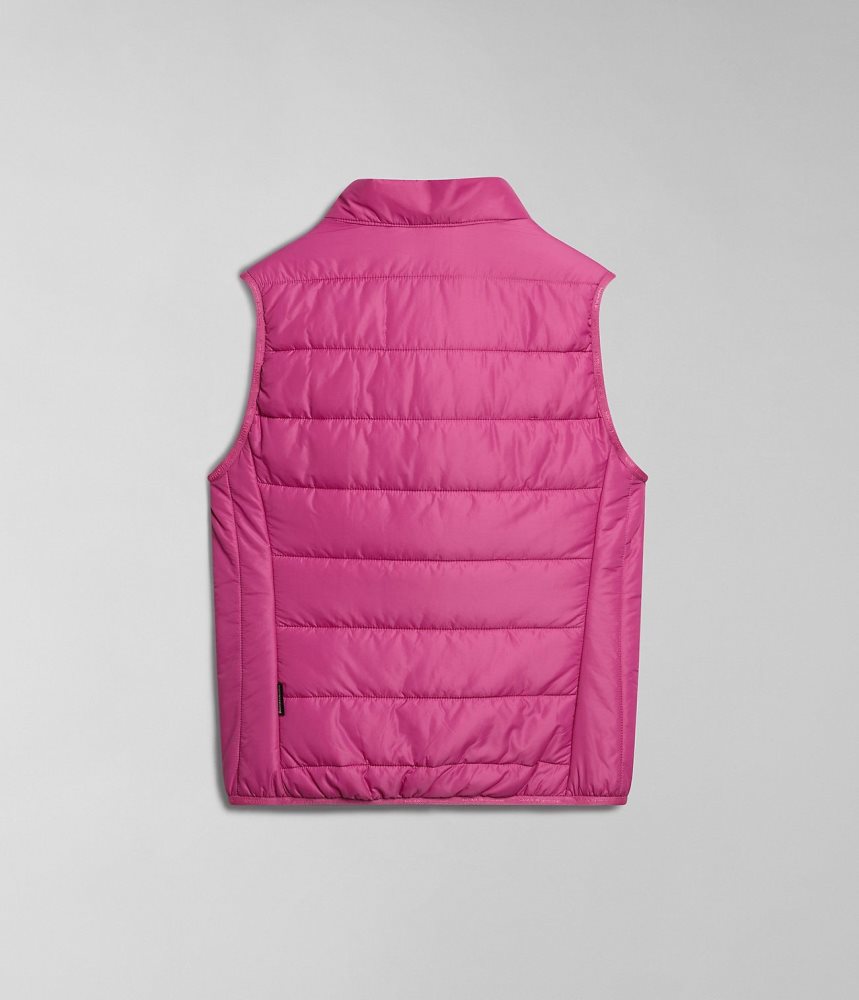 Napapijri Acalmar Vest Gilet Dames Roze | DCFZVHA-59