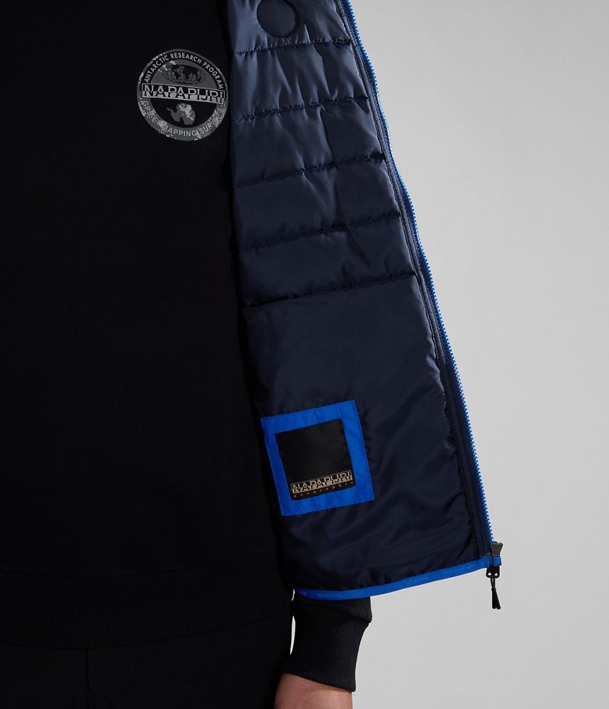 Napapijri Acalmar Vest Gilet Heren Blauw | BGRWEFZ-54