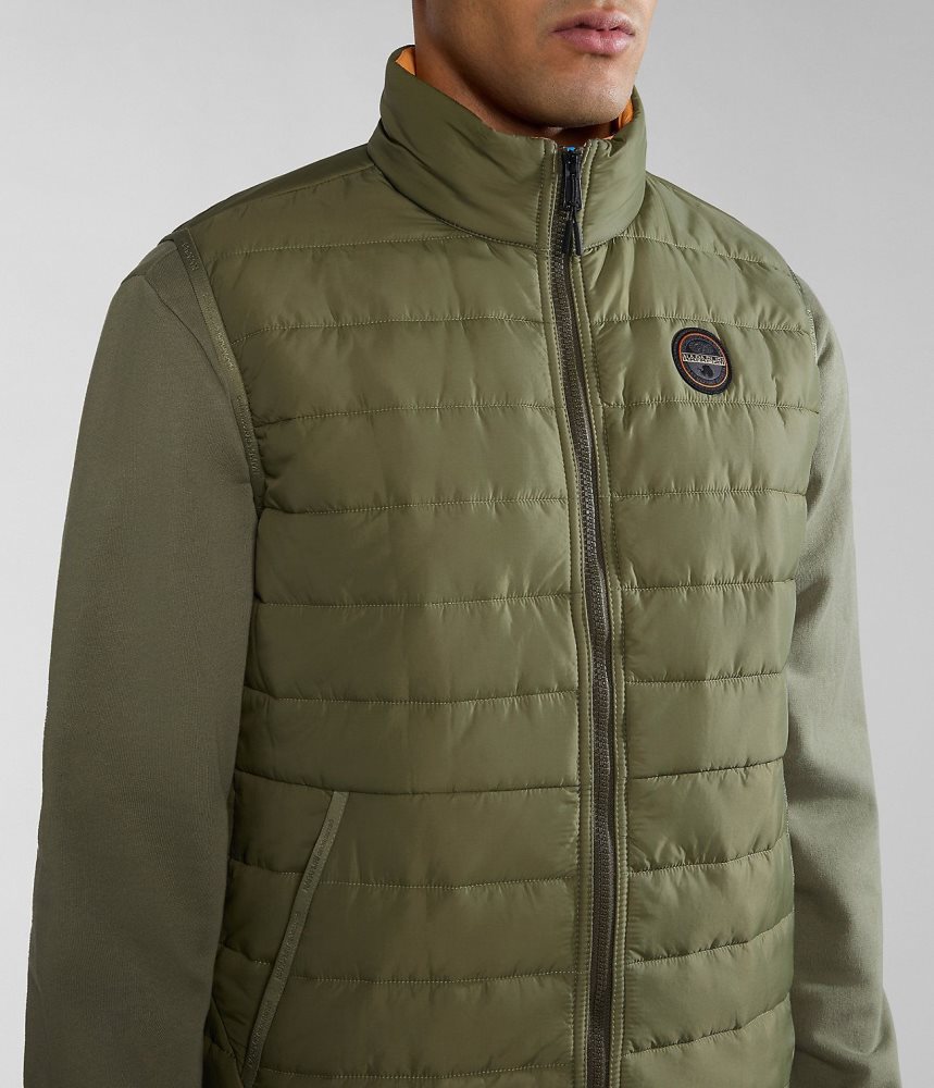 Napapijri Acalmar Vest Gilet Heren Groen | AQOYRFH-26