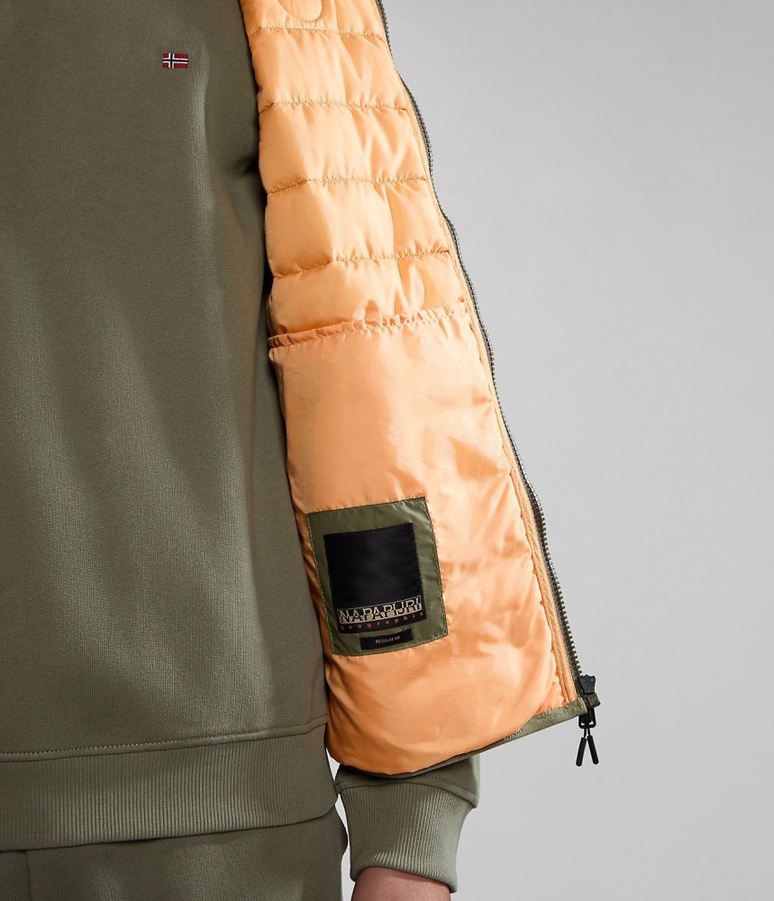 Napapijri Acalmar Vest Gilet Heren Groen | AQOYRFH-26