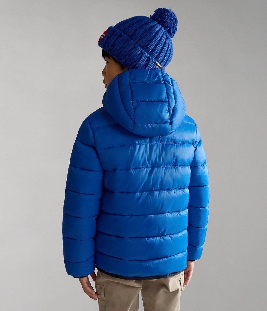 Napapijri Aerons Puffer Jacket (4-16 YEARS) Regenjassen Kinderen Blauw | XQCGWAS-15