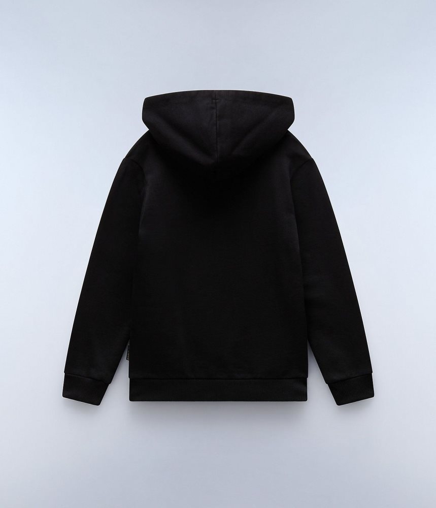 Napapijri Balis Hoodie (4-16 YEARS) Hoodie Kinderen Zwart | ZMCOKIJ-56