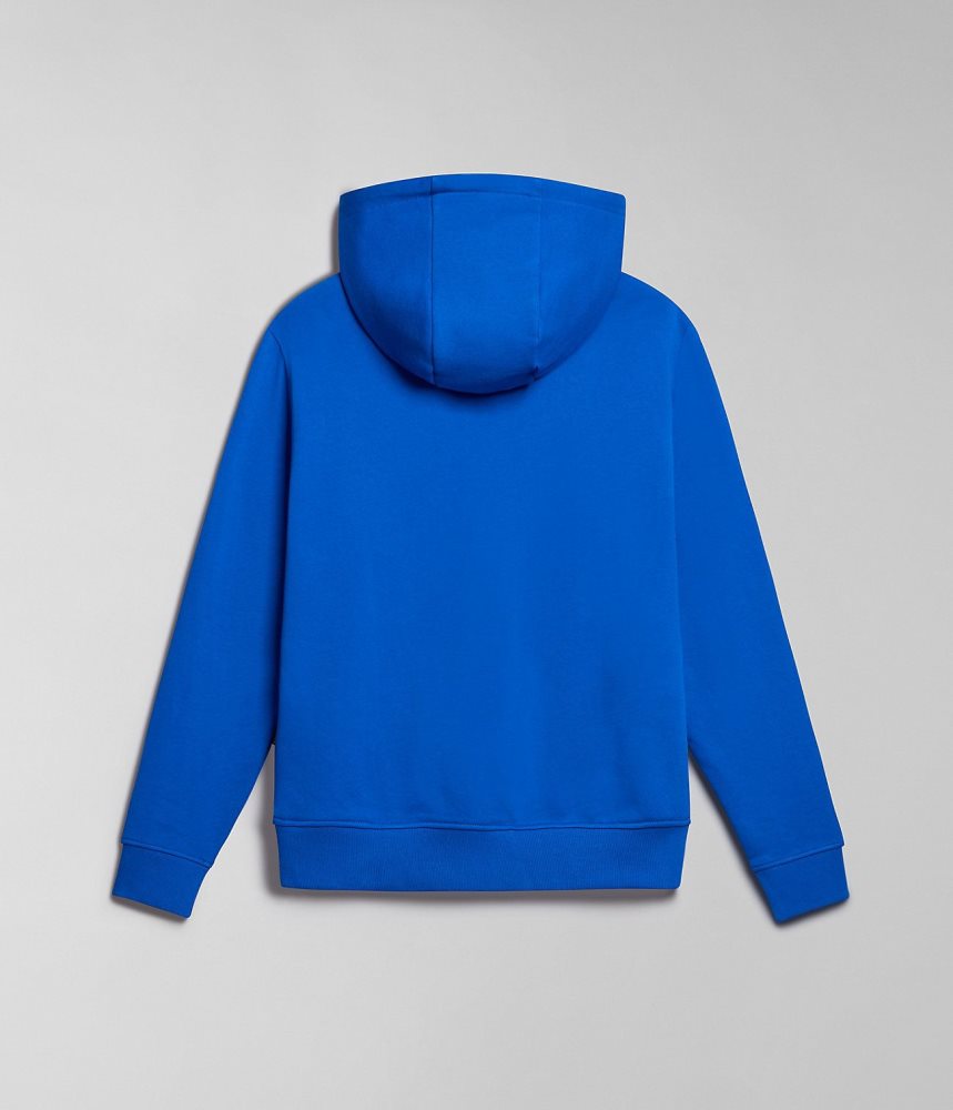 Napapijri Balis Summer Hoodie Hoodie Heren Blauw | TEQJUIL-42