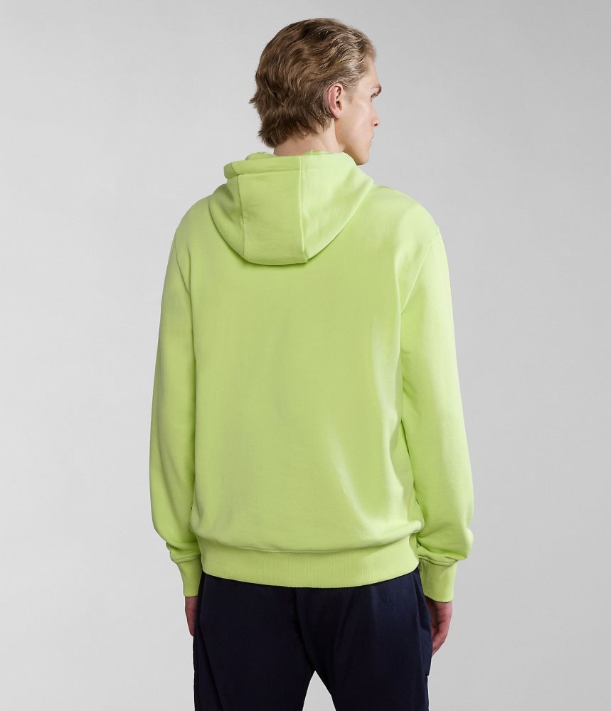 Napapijri Balis Summer Hoodie Hoodie Heren Geel | IWDSBEM-57