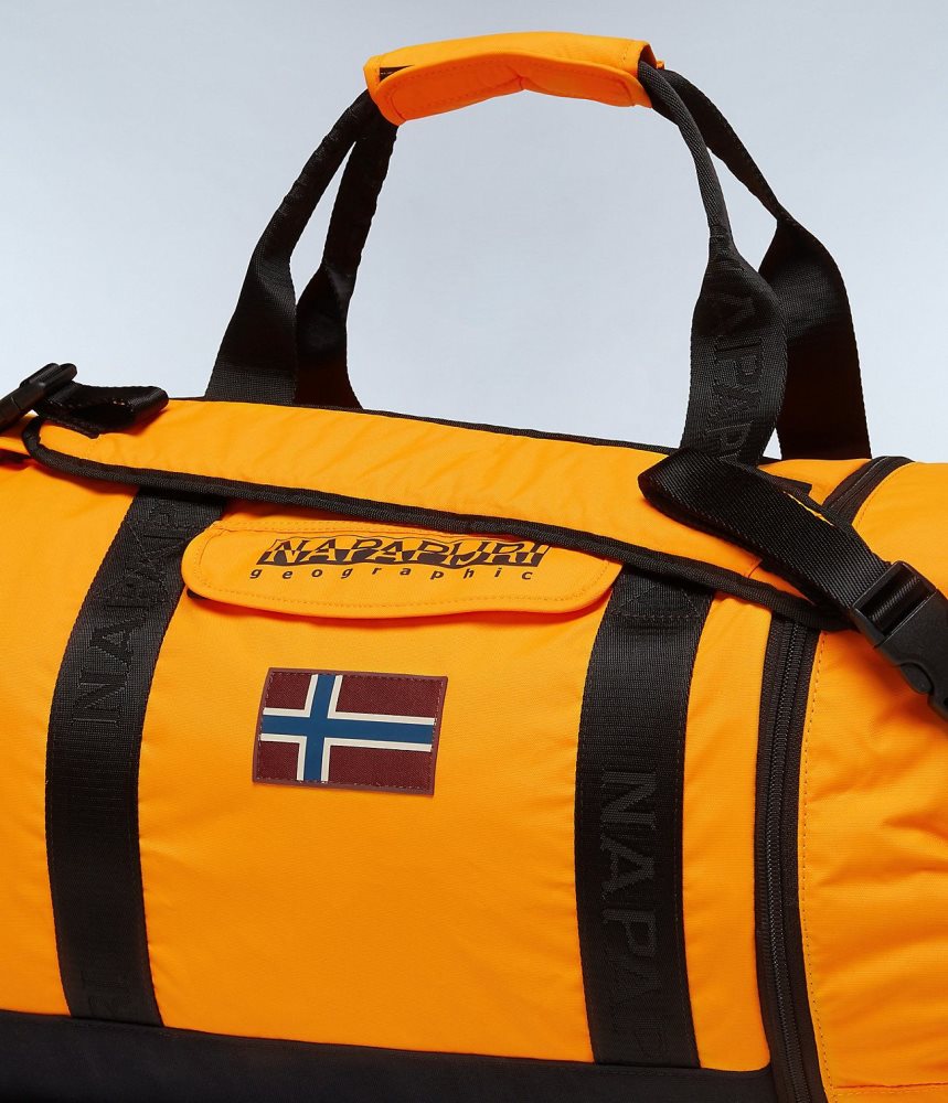 Napapijri Bering Travel Duffle Bag Plunjezak Kinderen Oranje | CNJHAOF-68