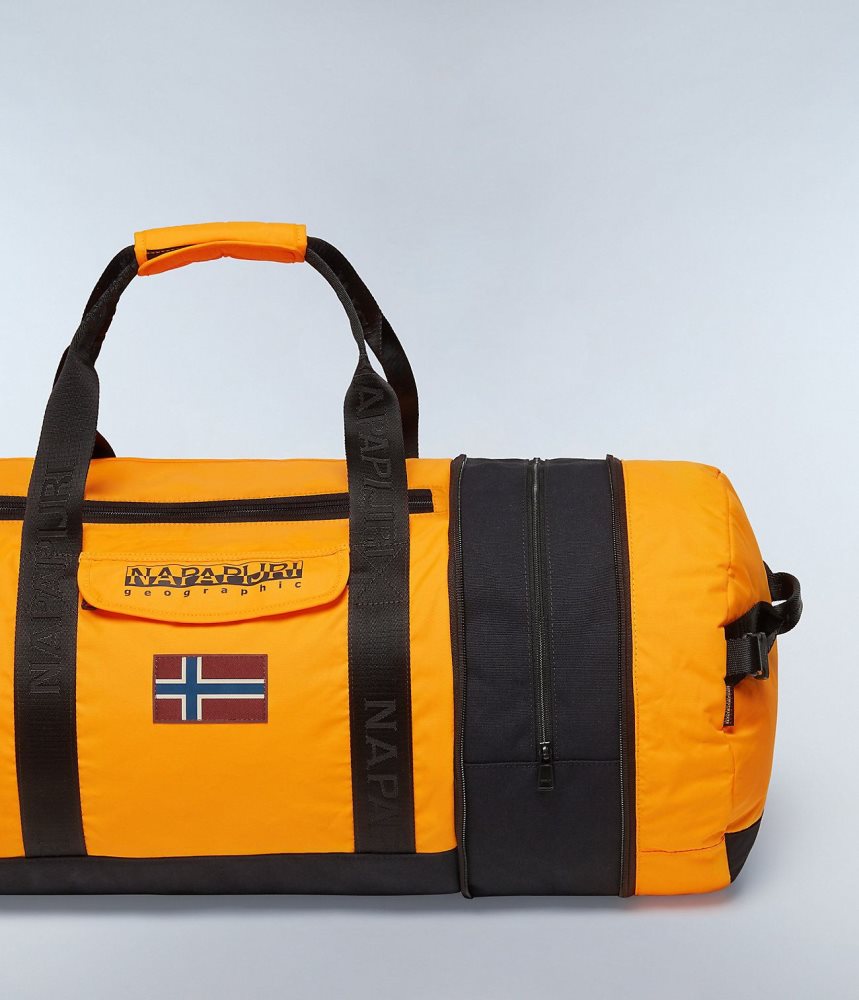 Napapijri Bering Travel Duffle Bag Plunjezak Kinderen Oranje | CNJHAOF-68