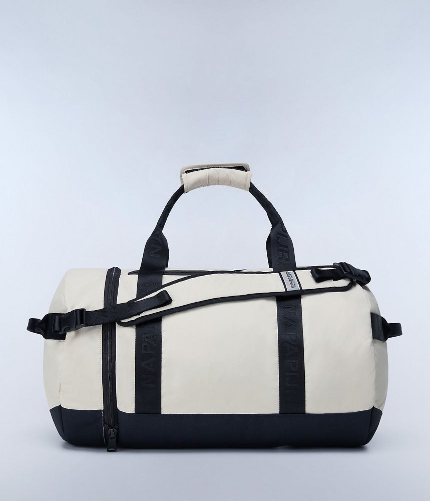 Napapijri Bering Travel Duffle Bag Plunjezak Heren Beige Zilver | FTWUASN-47