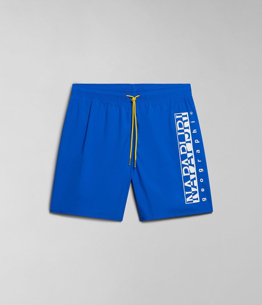 Napapijri Box Swimming Trunks Zwembroek Heren Blauw | BOHZYIC-28