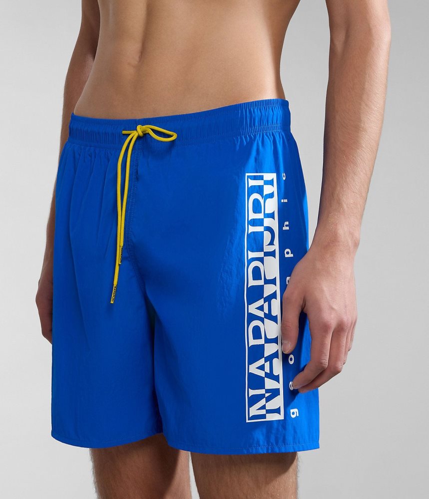 Napapijri Box Swimming Trunks Zwembroek Heren Blauw | BOHZYIC-28