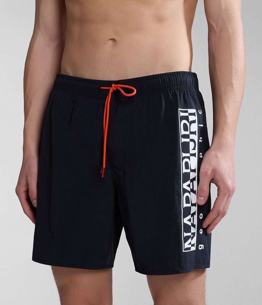 Napapijri Box Swimming Trunks Zwembroek Heren Zwart | VOKDIBS-84