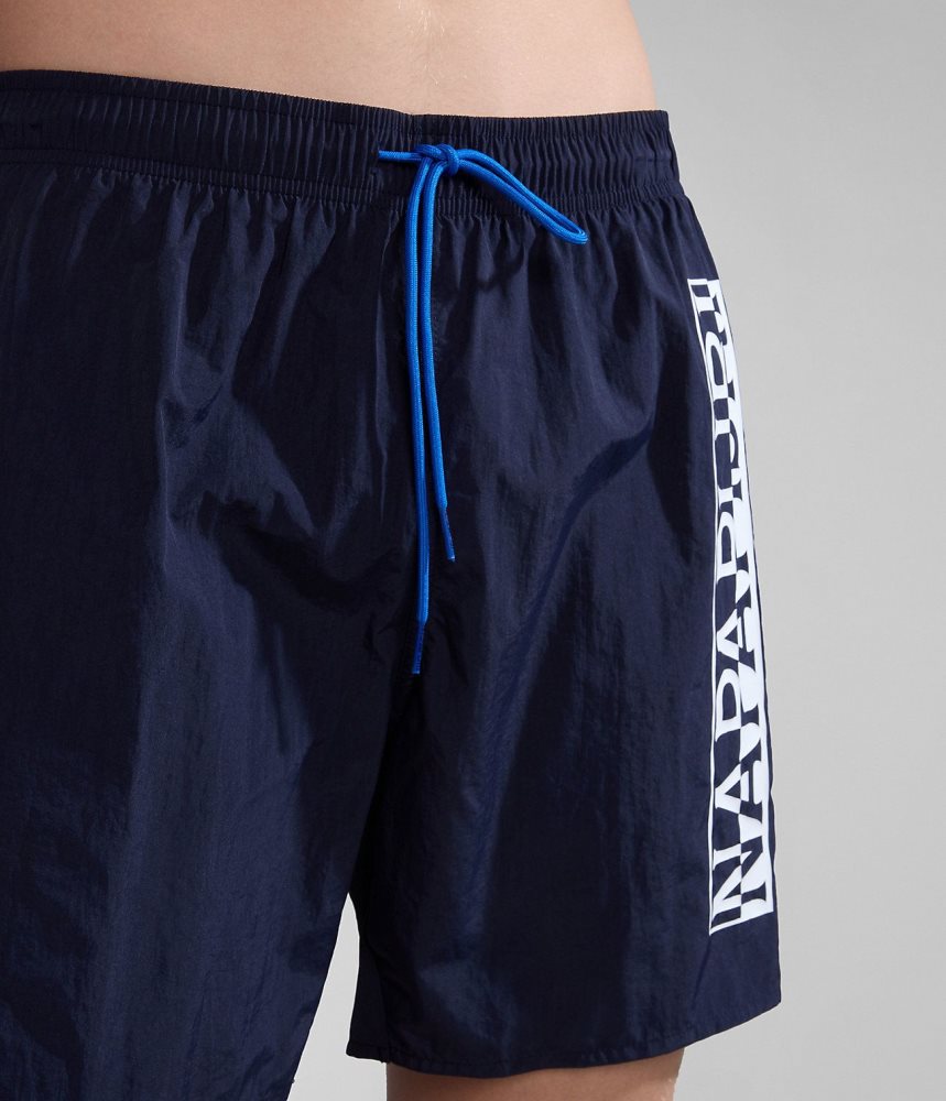 Napapijri Box Swimming Trunks Zwembroek Heren Donkerblauw | YFHAUTE-23