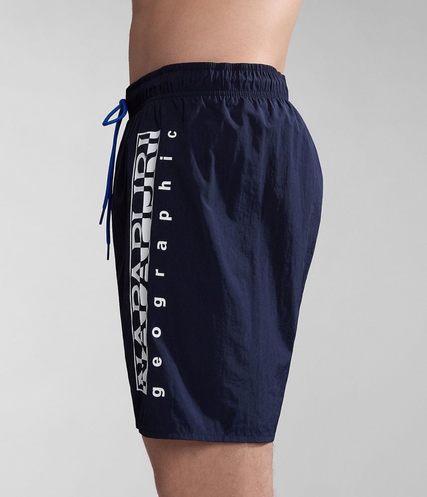 Napapijri Box Swimming Trunks Zwembroek Heren Donkerblauw | YFHAUTE-23