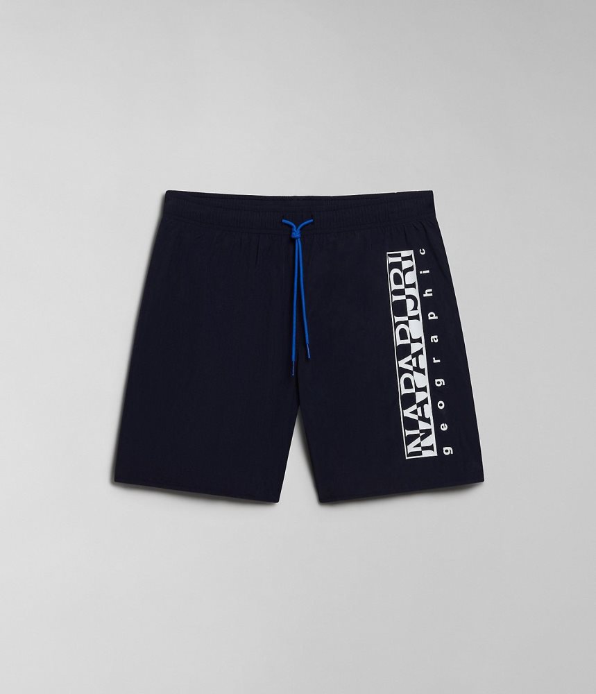 Napapijri Box Swimming Trunks Zwembroek Heren Donkerblauw | YFHAUTE-23