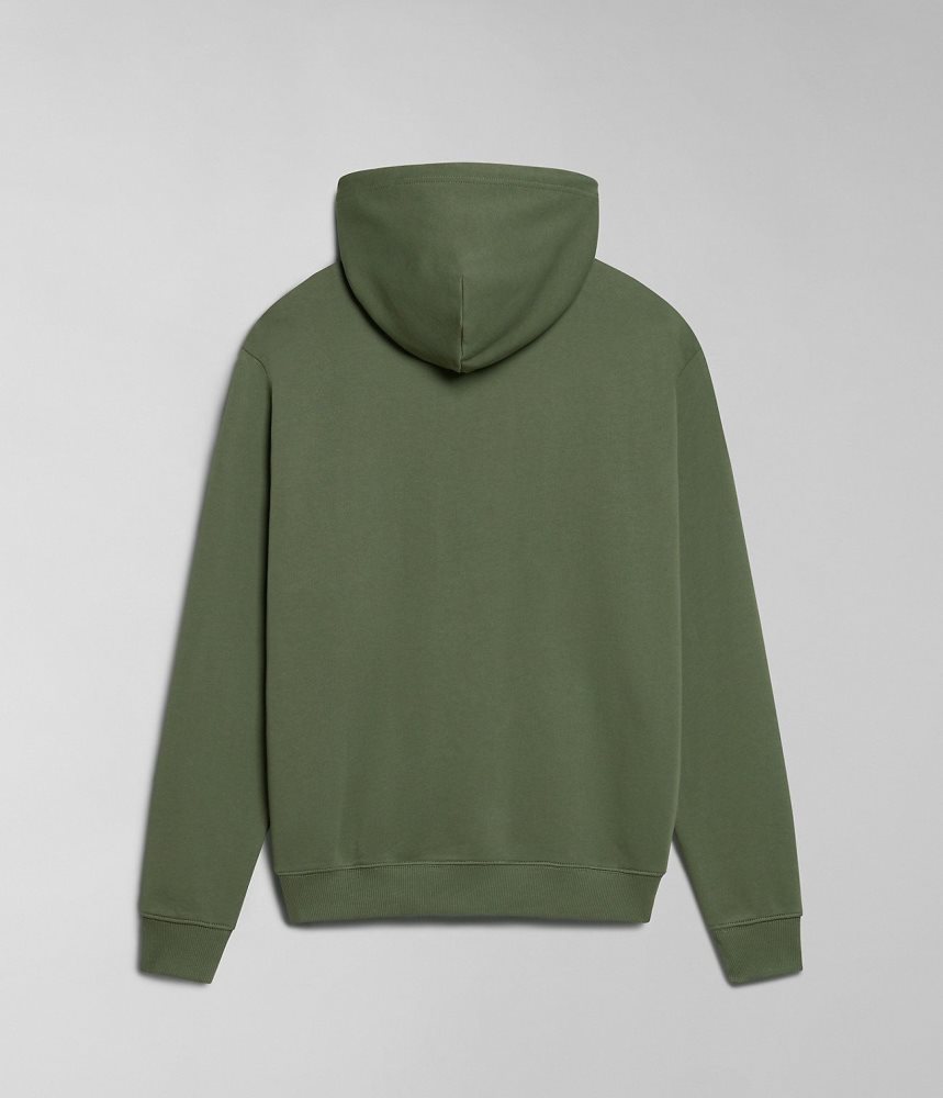 Napapijri Boyd Hoodie Hoodie Dames Groen | LXSVYCQ-74