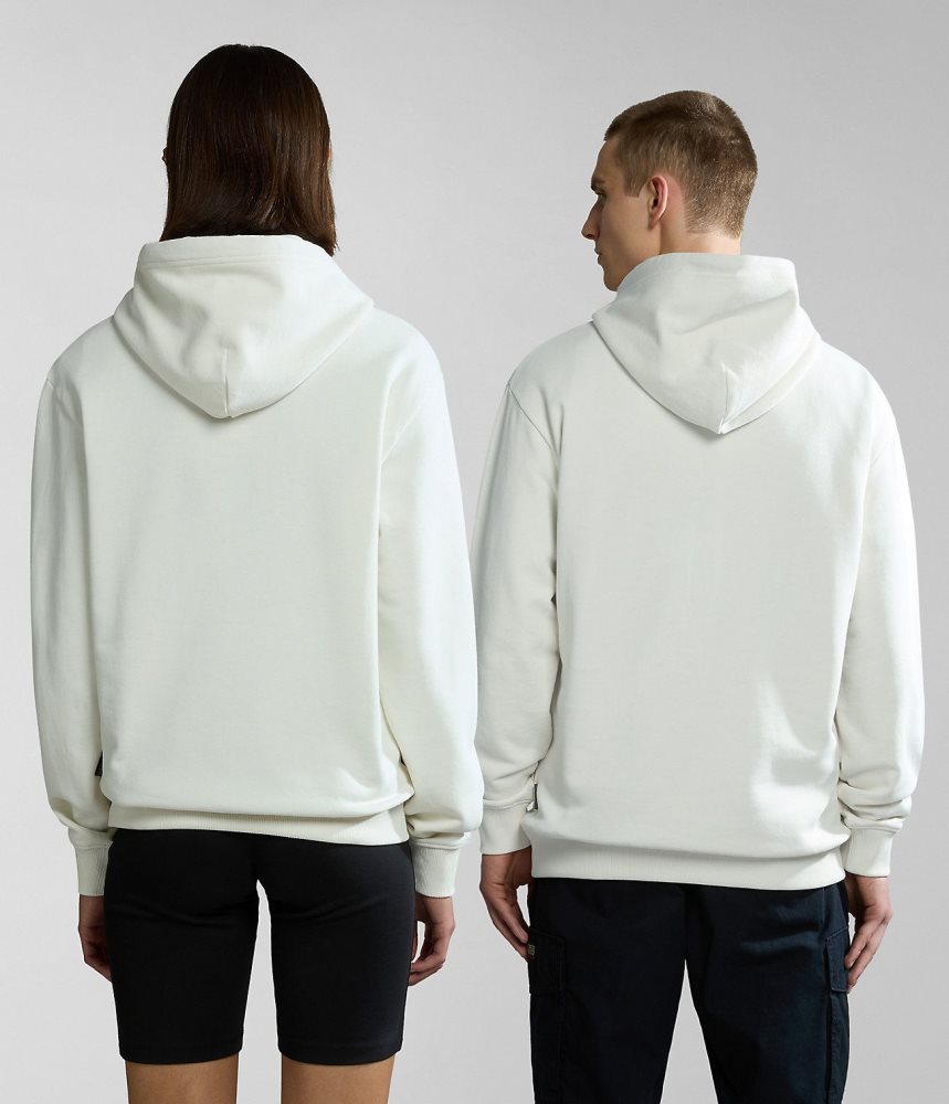 Napapijri Boyd Hoodie Hoodie Heren Wit | MYTOZGJ-89