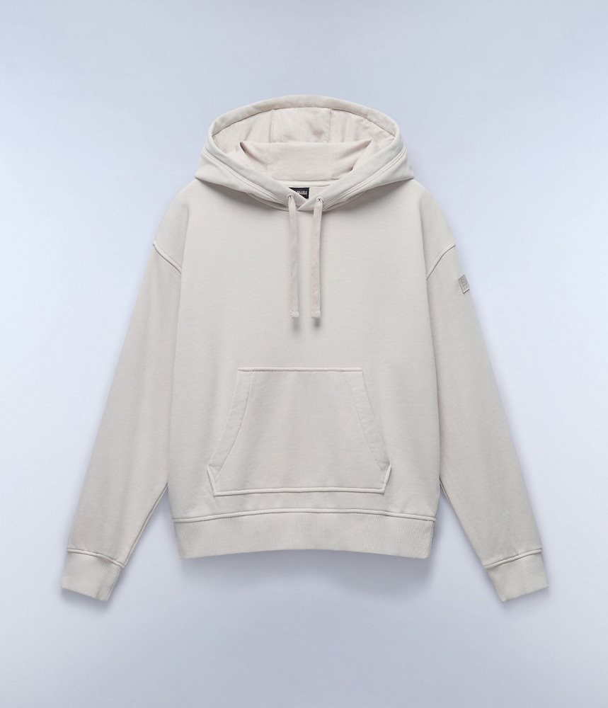 Napapijri Castor Hoodie Hoodie Dames Beige Zilver | BIWDQJG-84