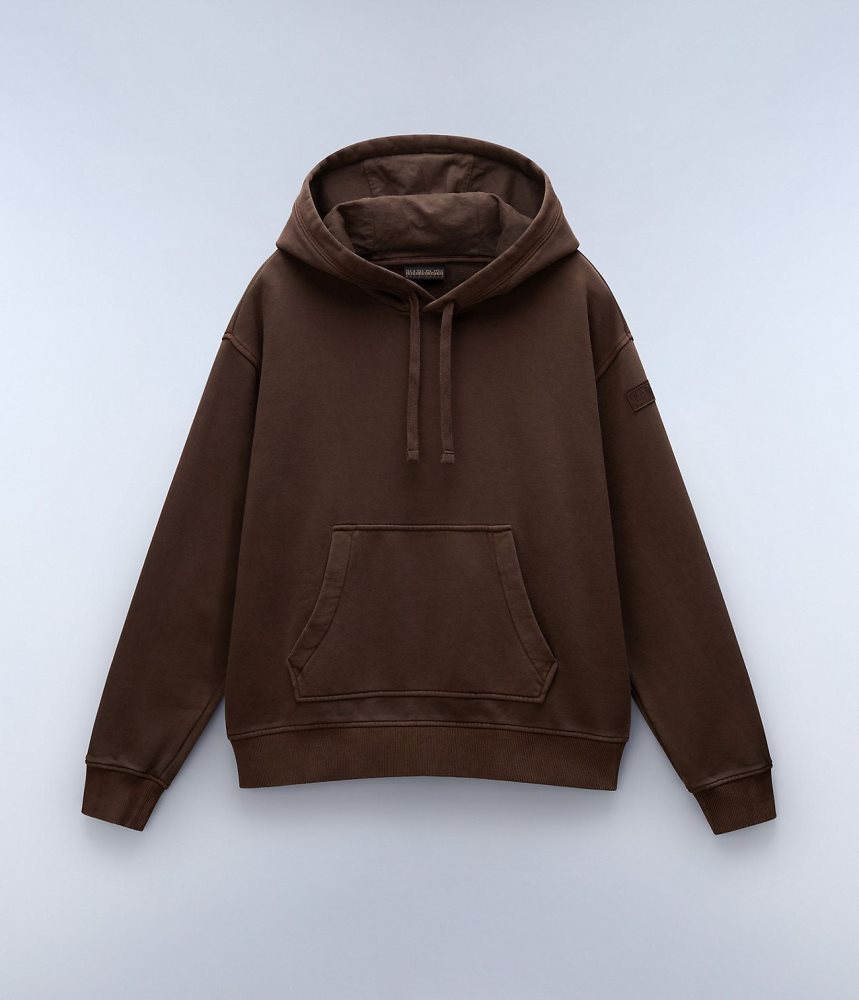 Napapijri Castor Hoodie Hoodie Dames Bruin | AOSBPQX-75