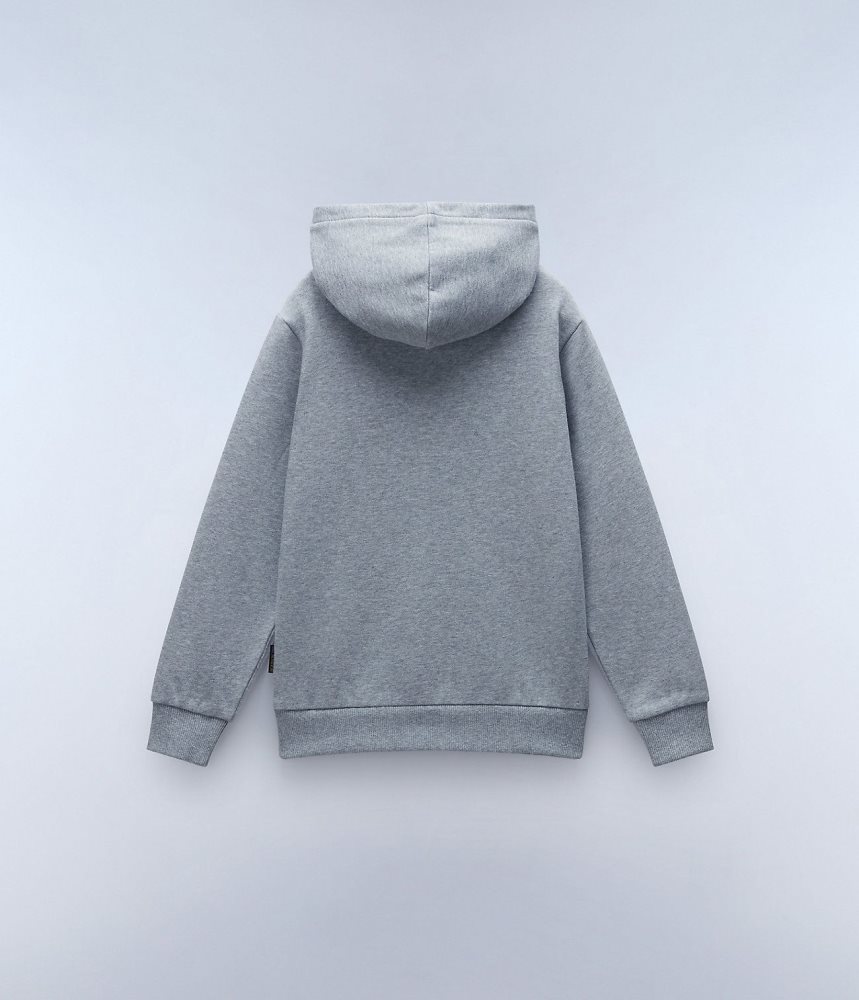 Napapijri Chamois Hoodie (4-16 YEARS) Hoodie Kinderen Grijs | XYCBDGF-70