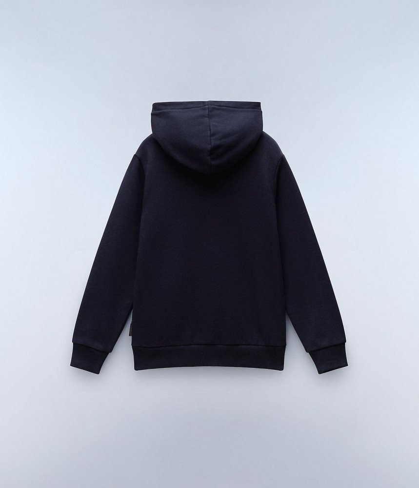 Napapijri Chamois Hoodie (4-16 YEARS) Hoodie Kinderen Donkerblauw | HMOTGKY-03