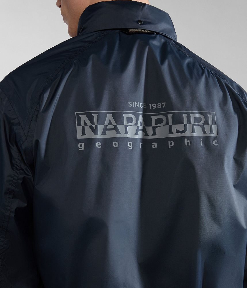 Napapijri Cloudy Windbreaker Lightweight Jackets Heren Zwart | ZNURVPE-72