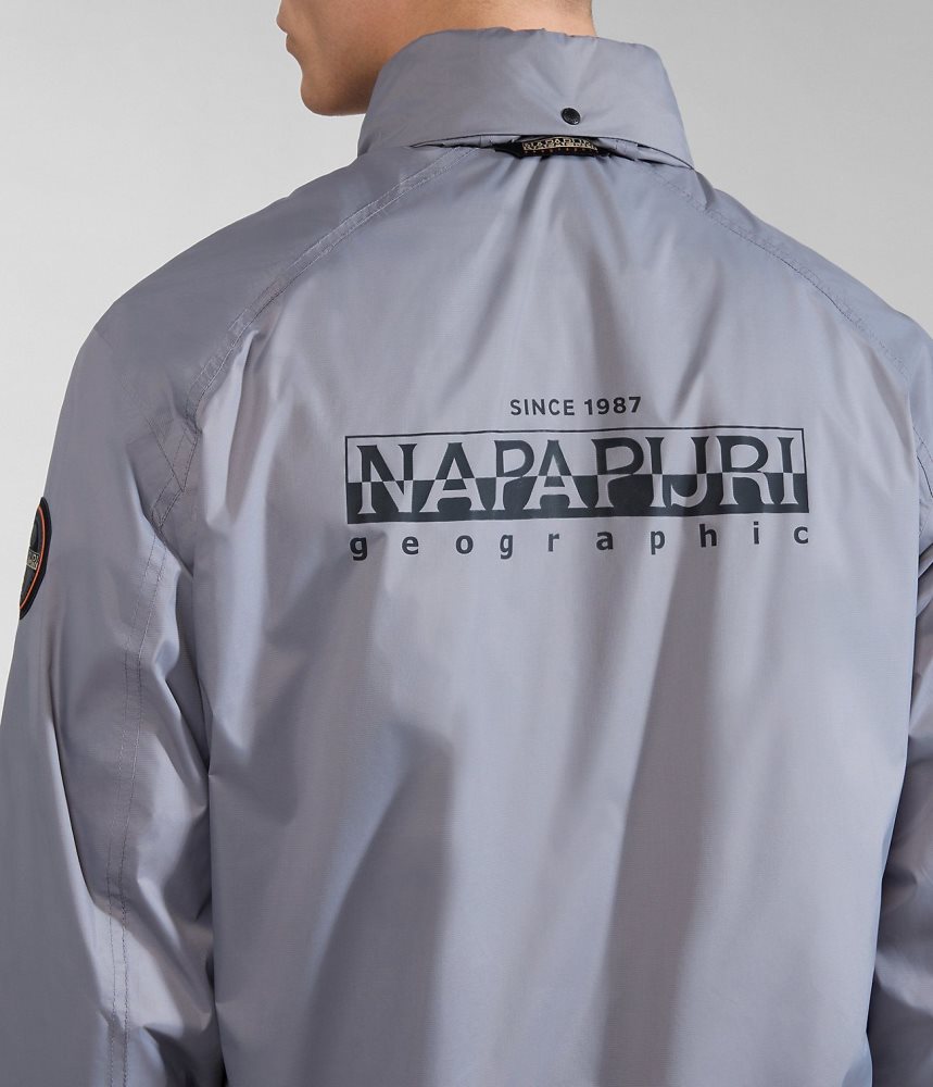 Napapijri Cloudy Windbreaker Lightweight Jackets Heren Grijs | PLZRQFK-48