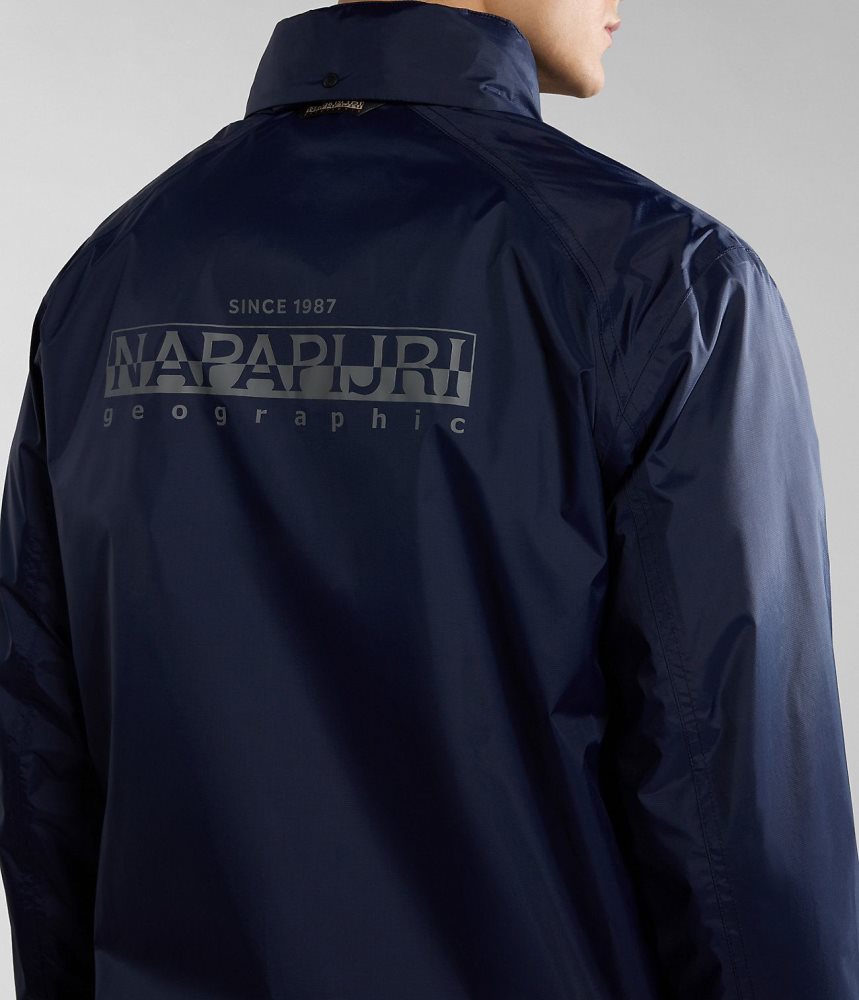 Napapijri Cloudy Windbreaker Lightweight Jackets Heren Donkerblauw | JLKMBON-70