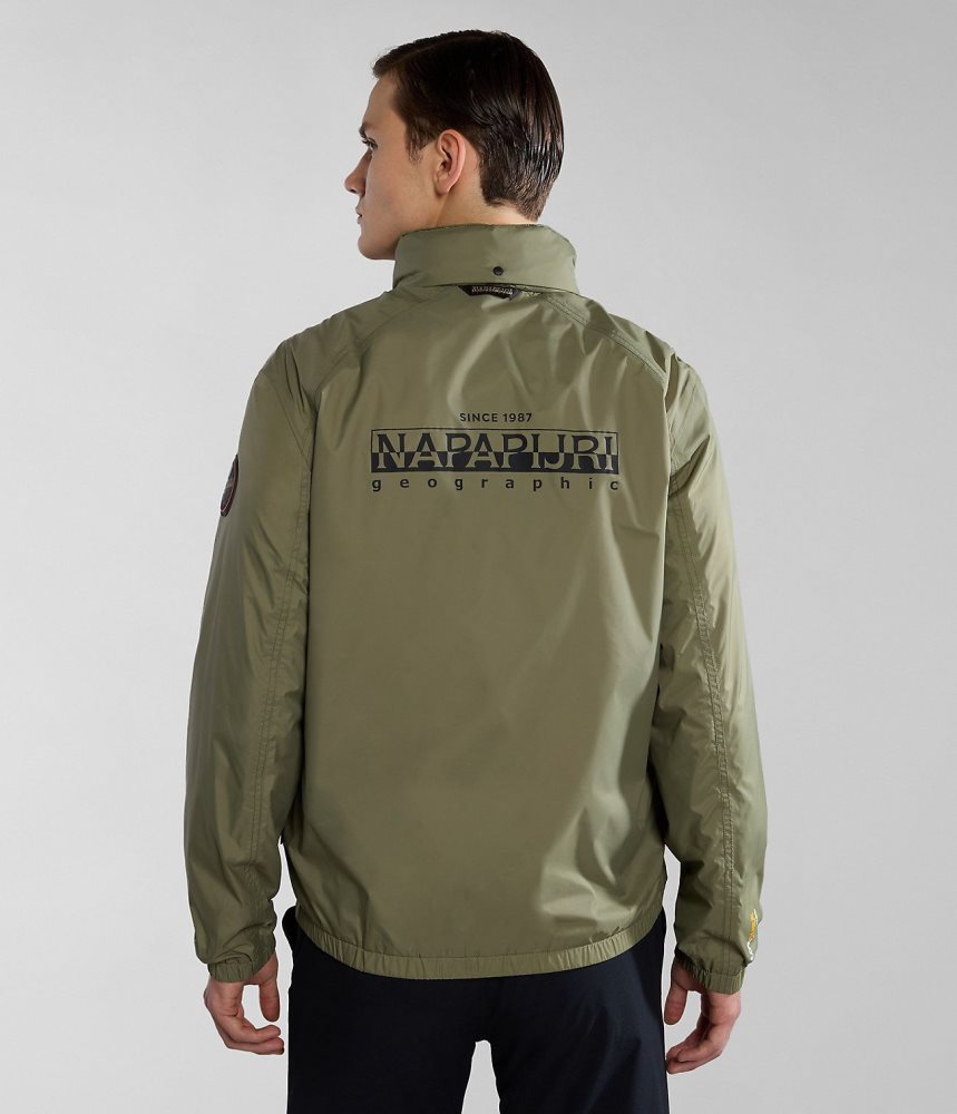 Napapijri Cloudy Windbreaker Lightweight Jackets Heren Groen | HGEKCBS-69