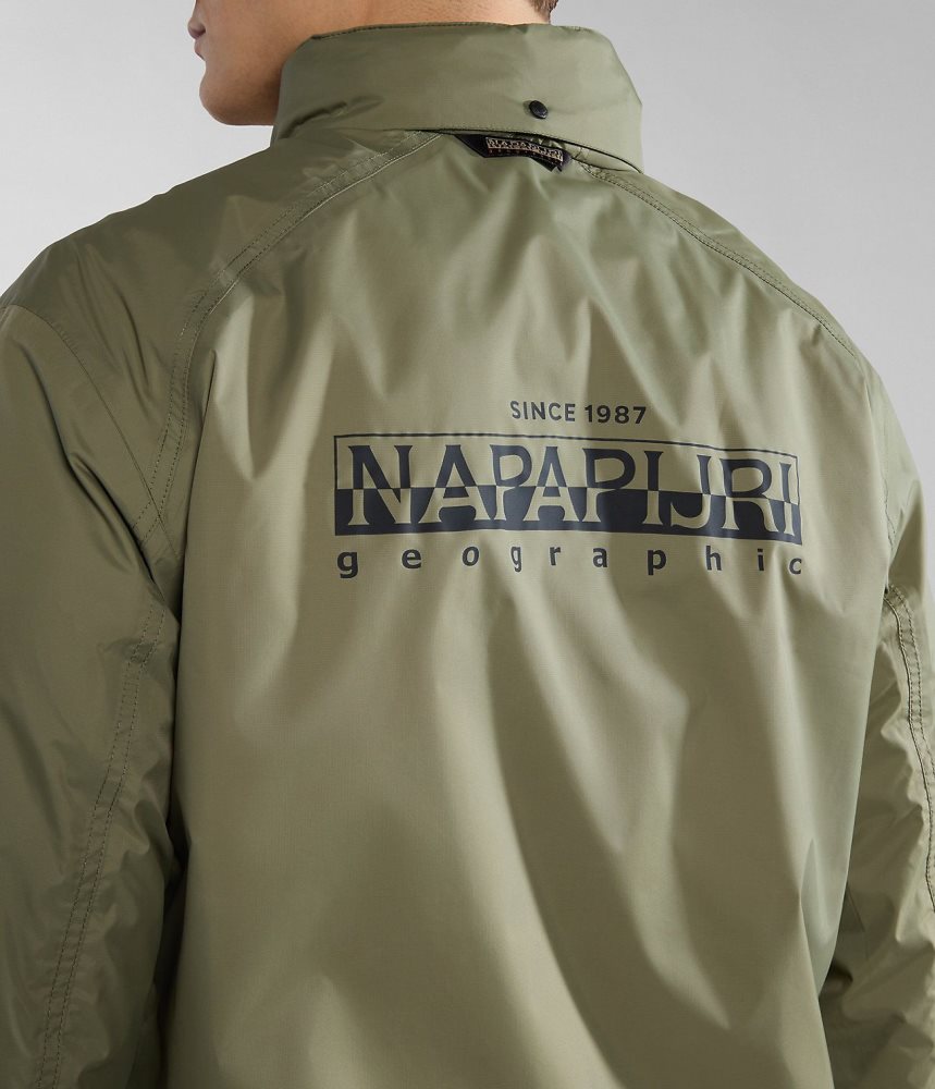 Napapijri Cloudy Windbreaker Lightweight Jackets Heren Groen | HGEKCBS-69