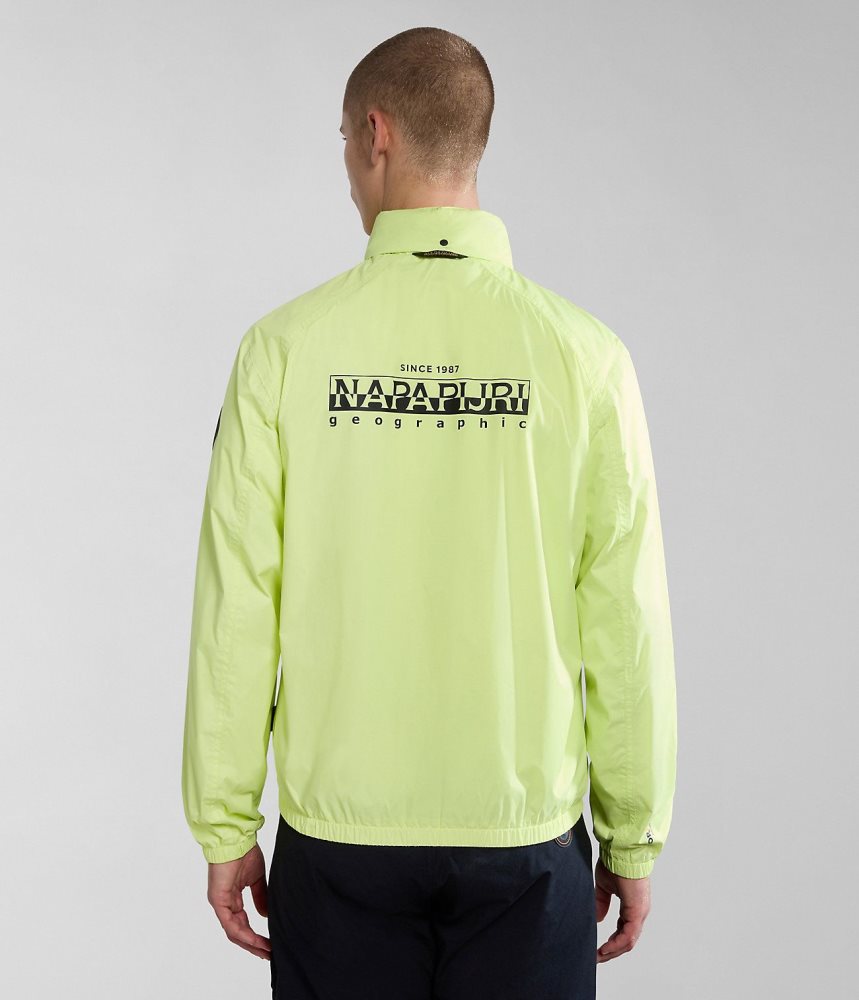 Napapijri Cloudy Windbreaker Lightweight Jackets Heren Geel | GVDQOFW-49