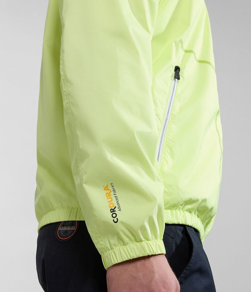 Napapijri Cloudy Windbreaker Lightweight Jackets Heren Geel | GVDQOFW-49