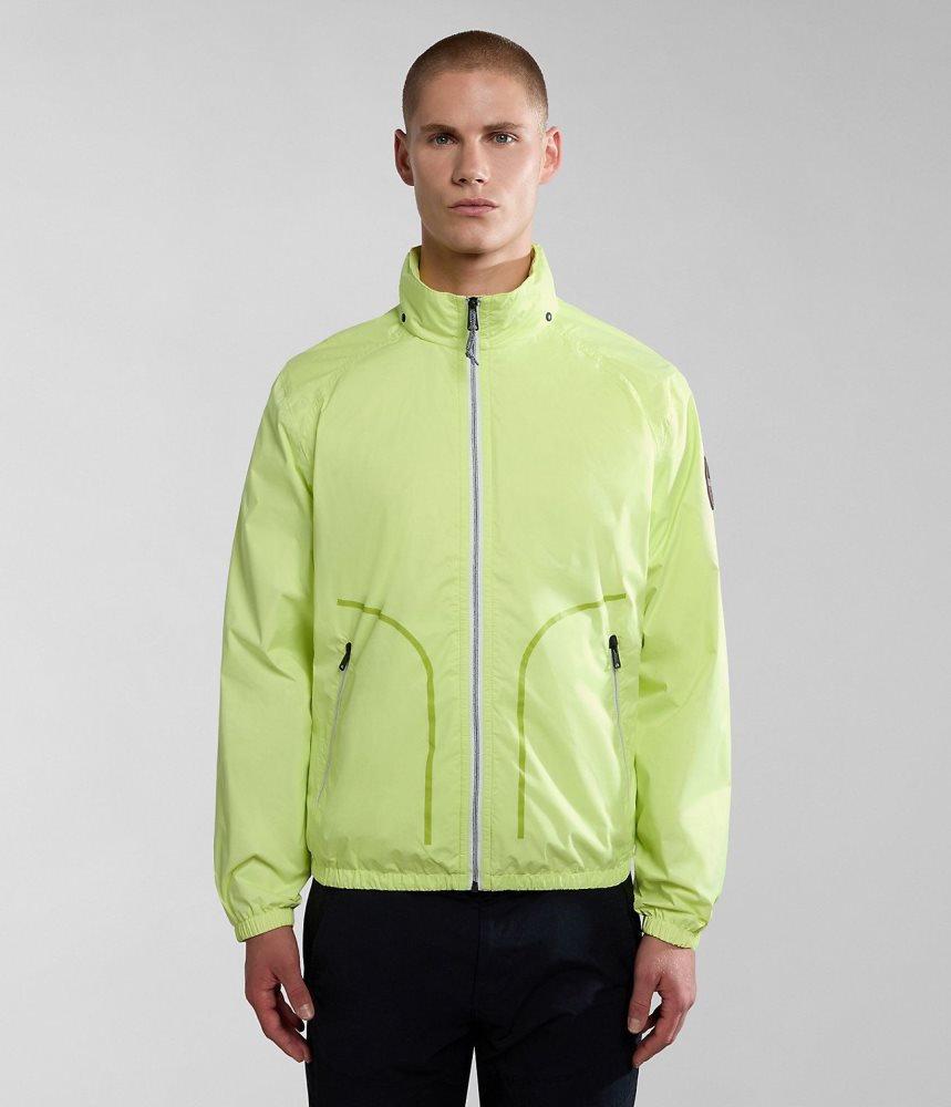 Napapijri Cloudy Windbreaker Lightweight Jackets Heren Geel | GVDQOFW-49